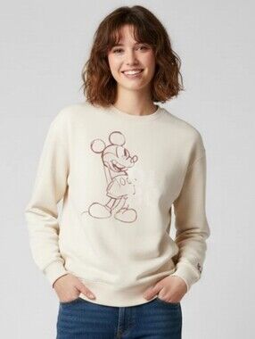 Disney Mickey Mouse ''Oh Boy'' Pullover Sweater